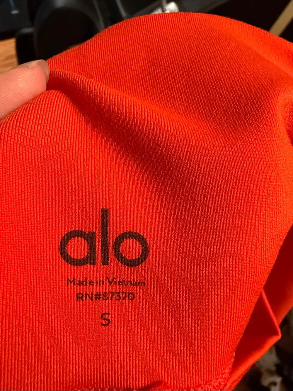 ALO Yoga Kids Bright Red High-Waist Leggings